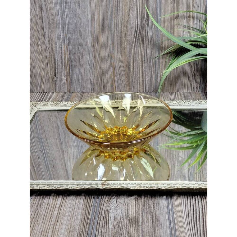 Vintage Gold Hazel-Atlas Salad Bowl ATC48 6-3/4"